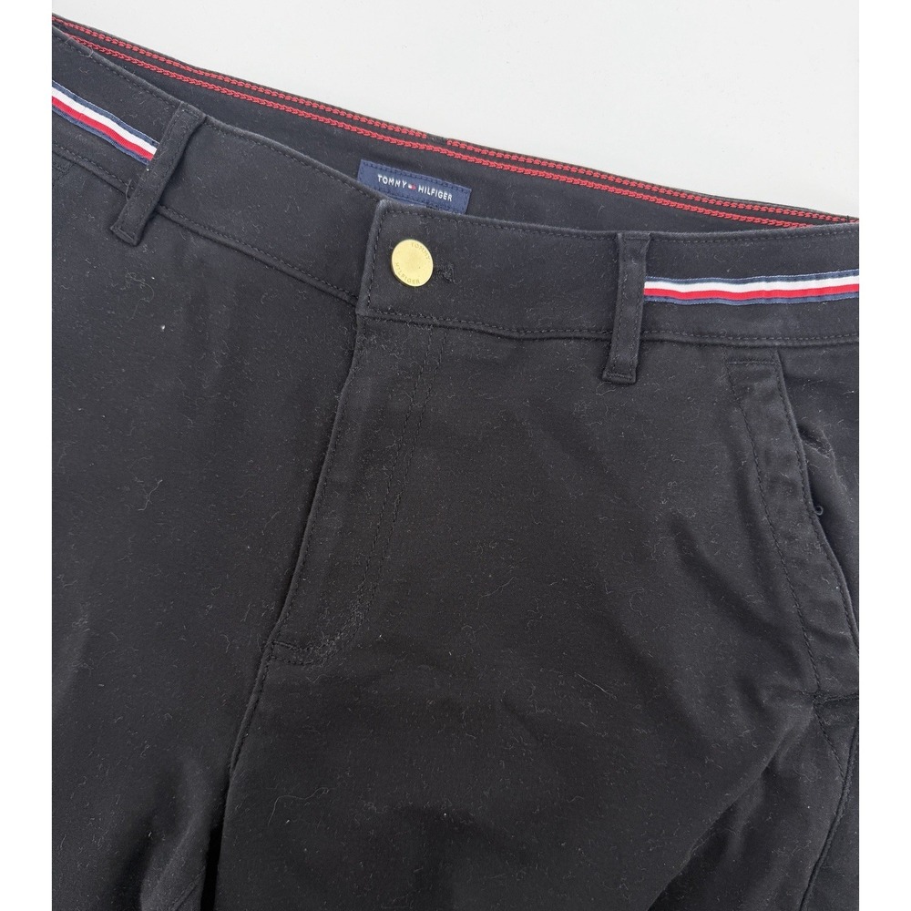 Tommy Hilfiger Womens Relaxed Fit Hampton Chino Wide-Leg Pants THFLEX Size 4